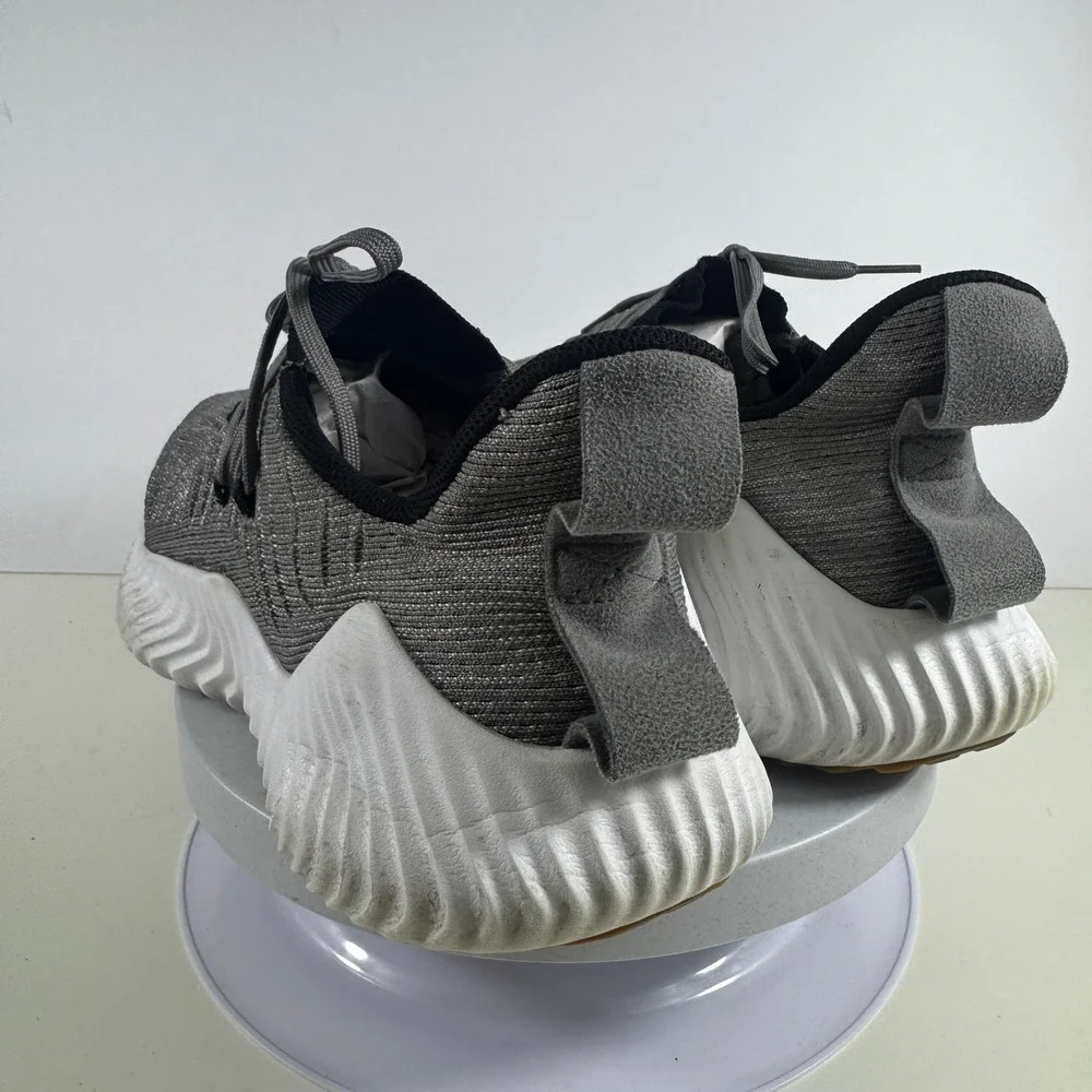 Adidas‎ Alphabounce Trainer Grey White Gum Sole Mens 13.5 Running Shoes